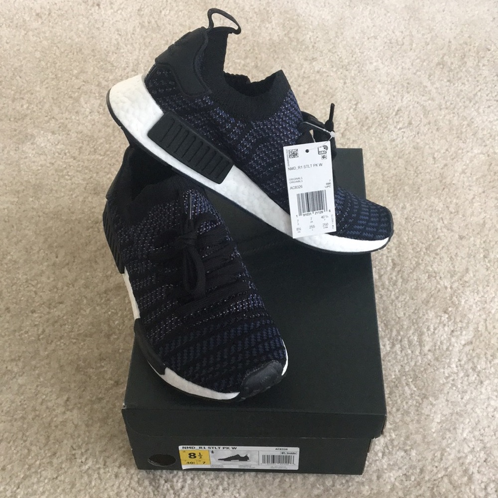 Adidas NMD R1 Originals Black Womens Size 8.5